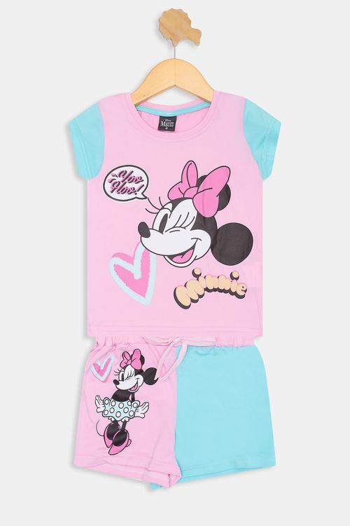 Pijama inf aces 4-10nas abj002 minnie estampado