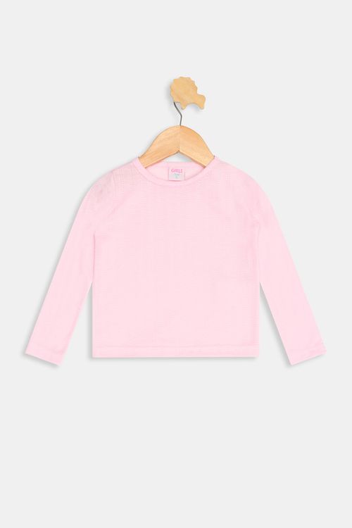 Blusa inf1/3nas picueta canoa text rosa rosa