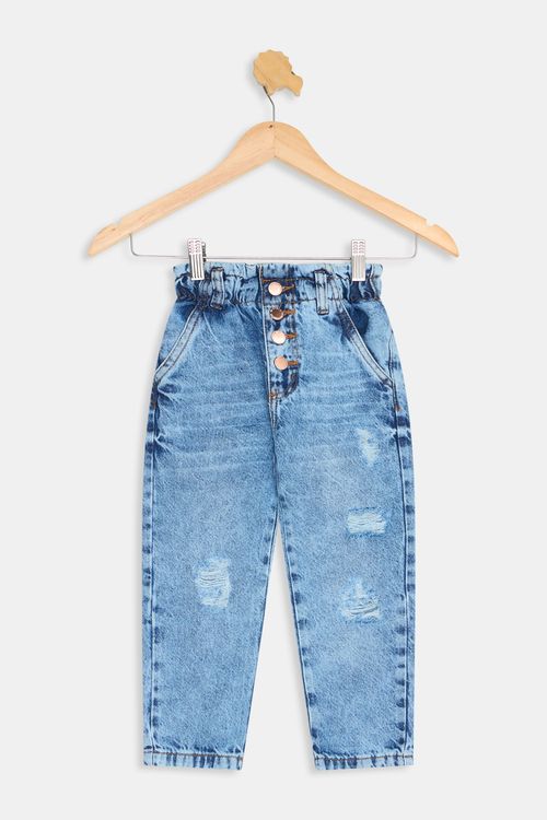 Calca inf4/8nas 30475 jns clrd btes jeans azul medio