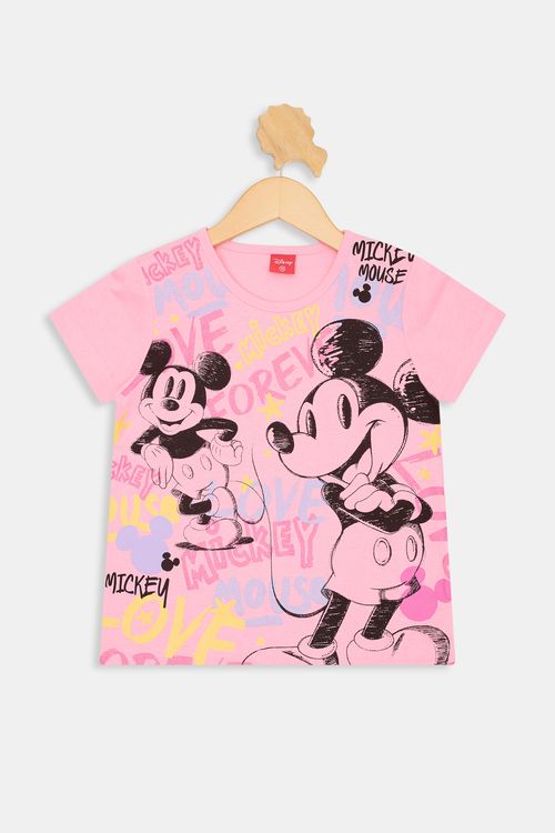 Blusa inf10/16nas 108921c minnie rsa neo rosa neon