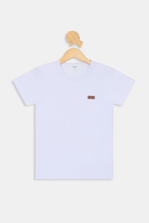 Camiseta mc inf10/16nos 34780 liso bco branco