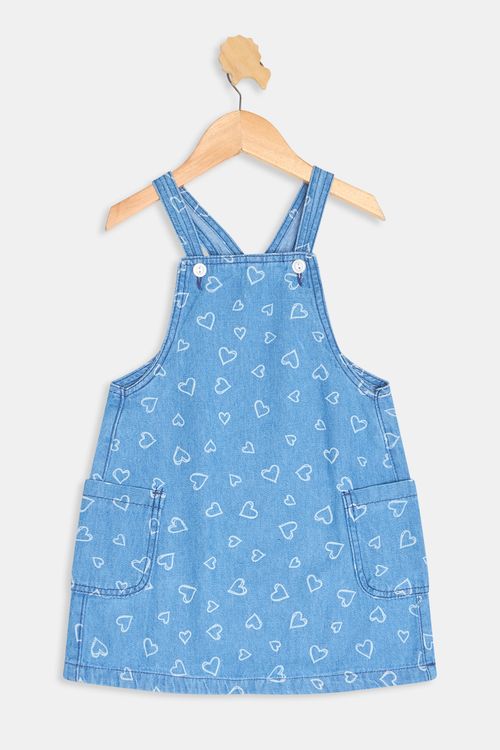 Salopete inf4/8nas 1903031 jns estp cora jeans azul claro