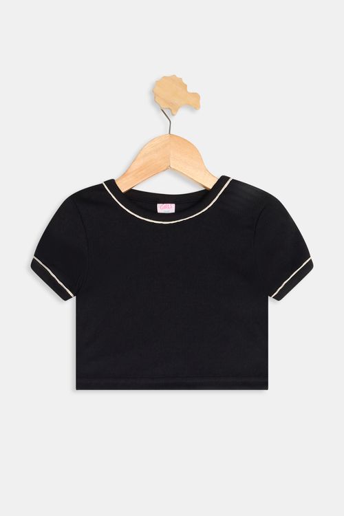 Blusa inf4/8 nas mc lurx pto prata preto