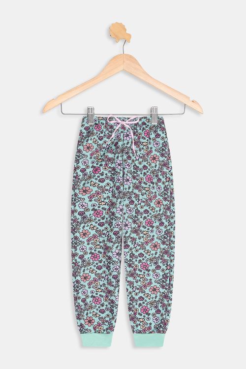 Calca inf4/8nas c252860 rot floral menta verde claro
