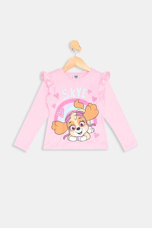 Blusa ml 4/10 nas patrulha botone rs ibl rosa medio