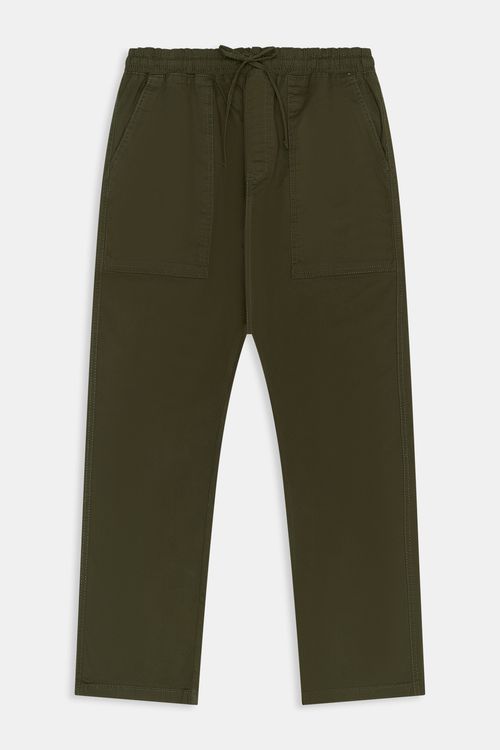Calça Masculina Caedu Militar Verde Escuro Denim