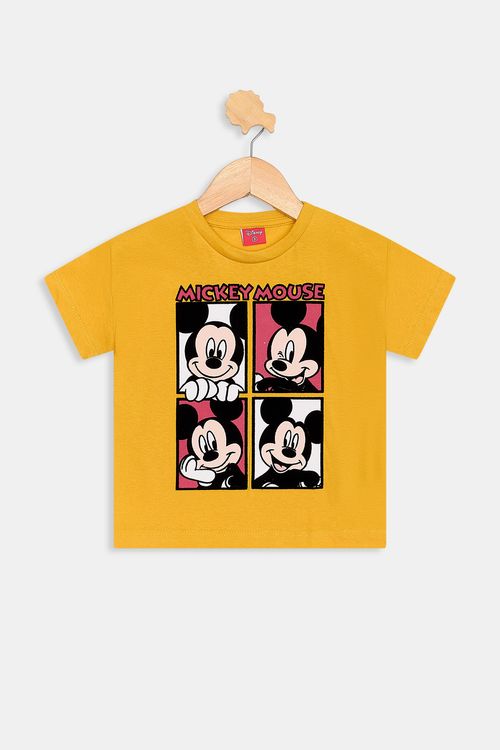 Camiseta inf1/3nos109.074c most mickey amarelo escuro