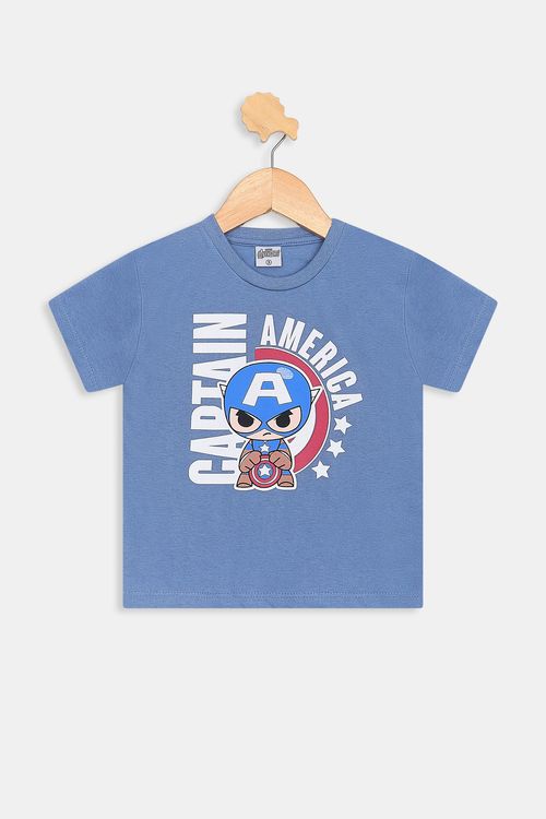 Camiseta inf1/3nas109.072c azl cap ame azul claro