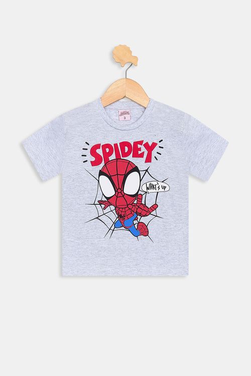 Camiseta inf1/3nos109.071c mescla spider cinza claro mescla