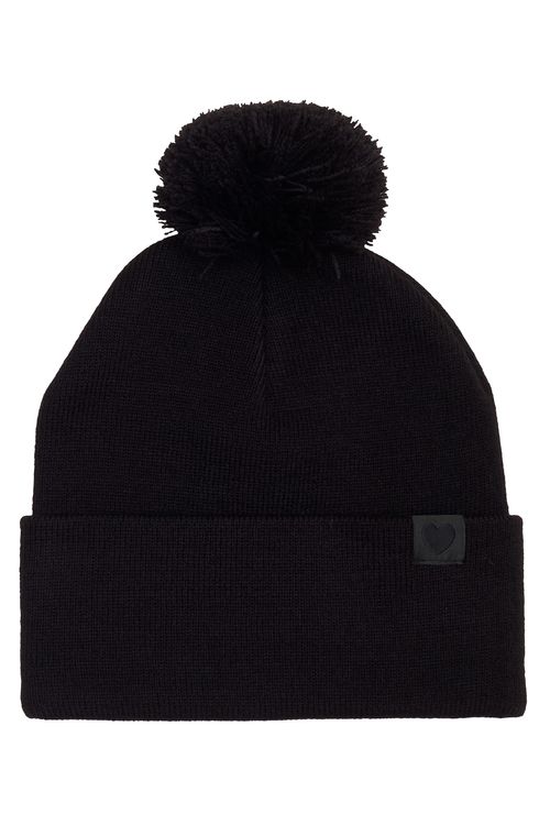 Aces fem aio011 gorro pompom preto preto