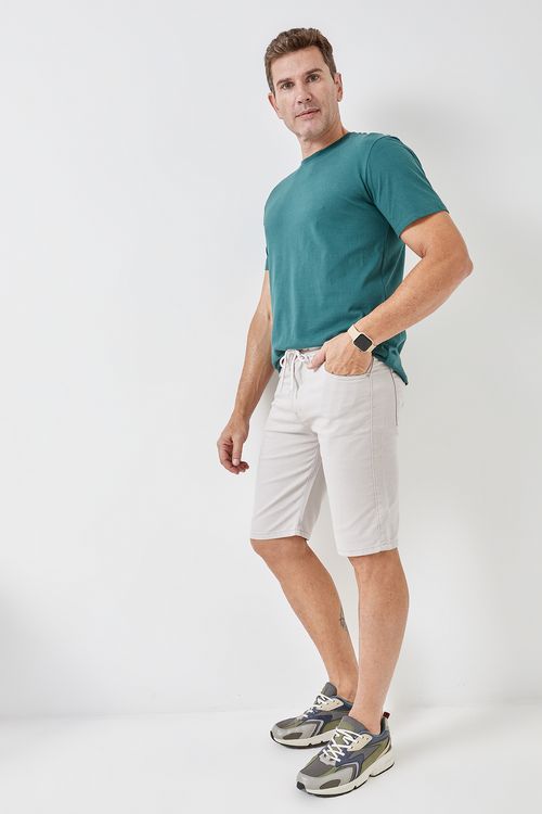 Bermuda masc 900409 srj 5 pock cord arei bege areia
