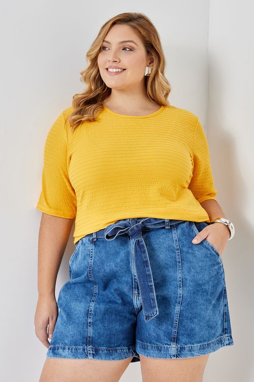 Shorts fem fpm 16049 jns md jeans medio