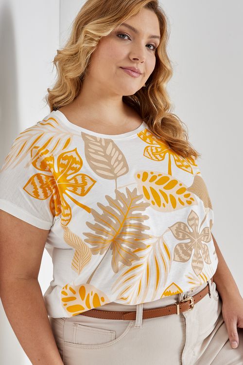 Blusa fem promo viscose estampada estampado
