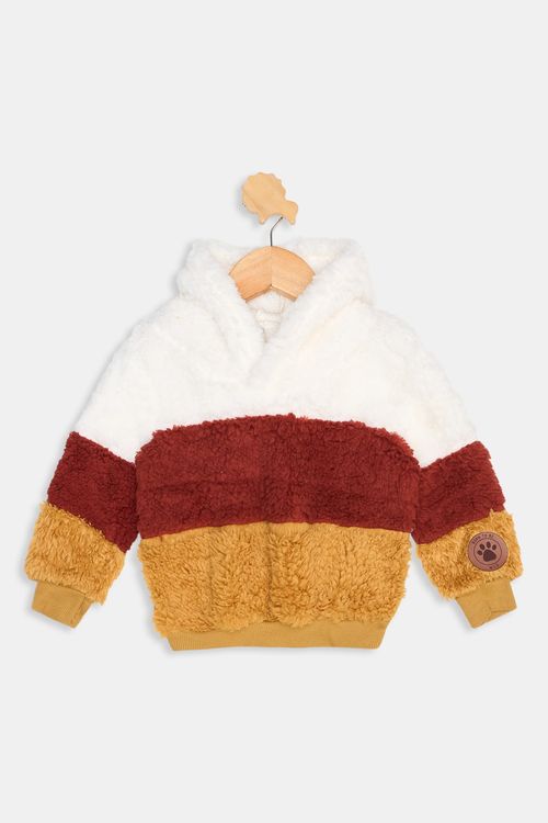 Moleton inf1/3nos 108069c felpa listra off white