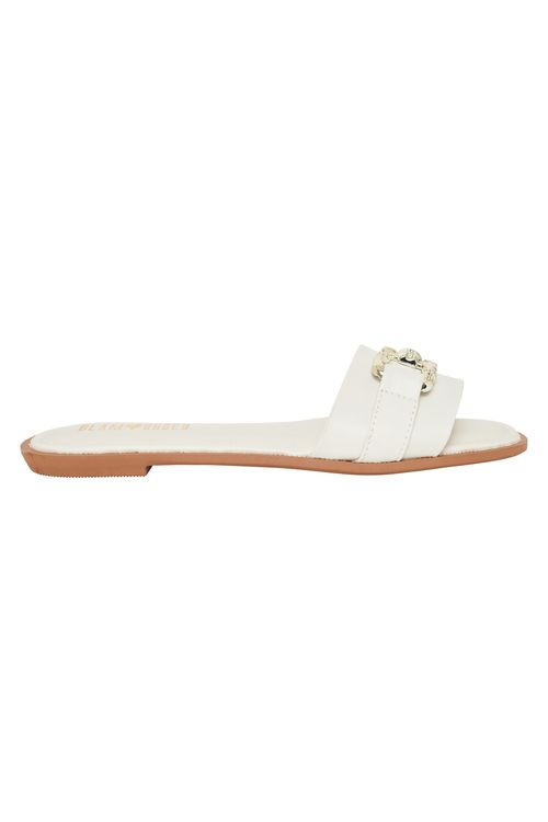 Rasteira gaspea new pe2332 off white off white