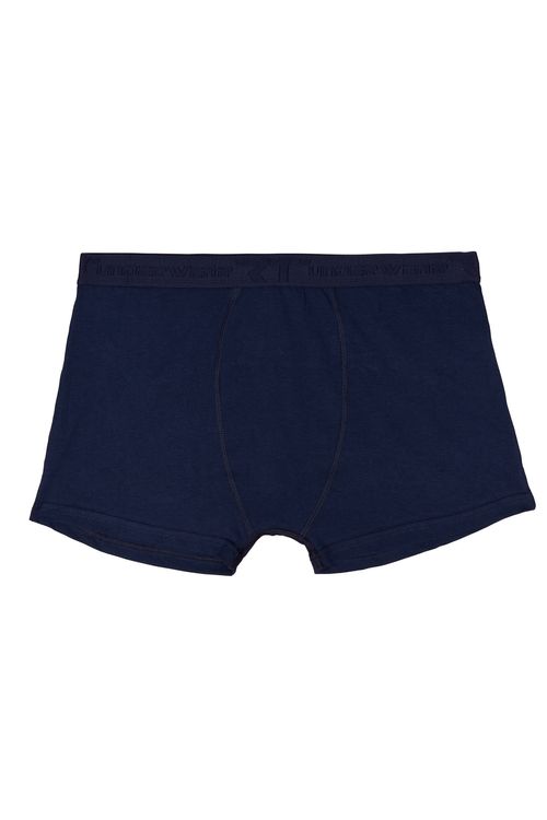 Cueca boxer marinho- premium - p ao gg azul escuro