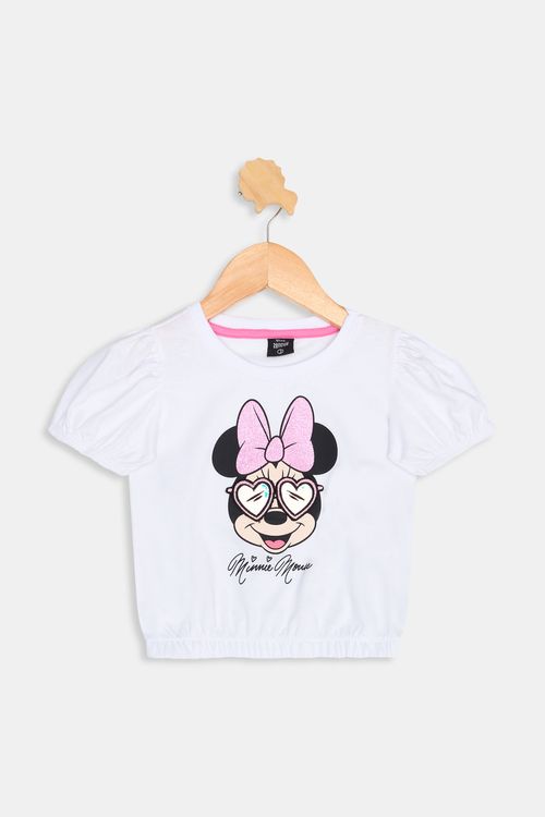 Blusa inf1/3nas109.082c minnie gbuf int off white