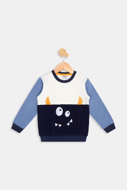 Blusao inf1/3nosc55125204recmonstintpelu azul medio
