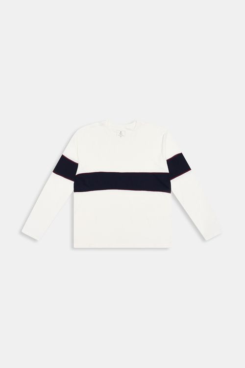 Camiseta masc ml super recorte off off white