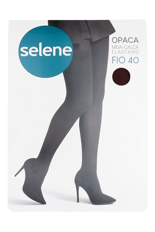 Meia calca fio 40 - reg - marrom marrom escuro