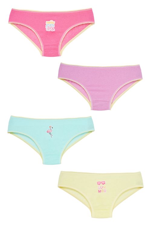 Kit 4x1 calcinha - 12 - summer sortido