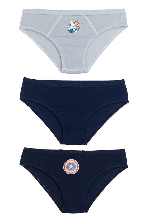Kit cueca avangers 3x1- tam 6 sortido