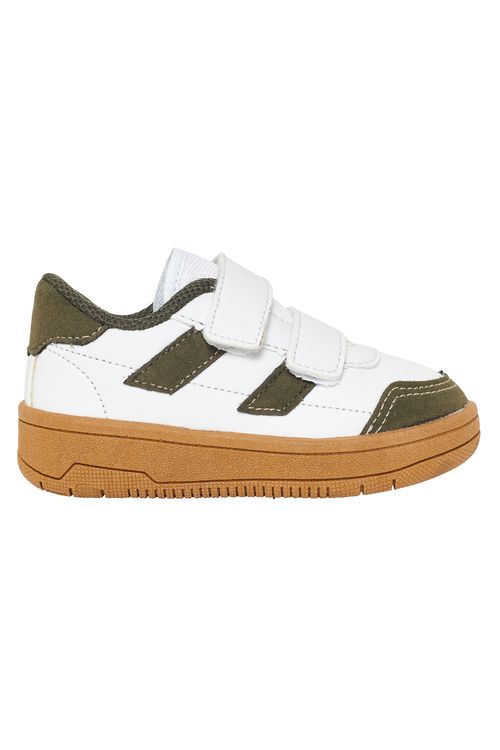 Tns baby camurça vv2600 branco/verde branco