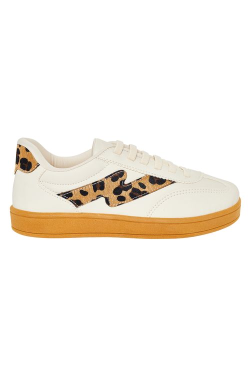 Tênis Caedu Feminino Onça Off White - Estilo e Conforto