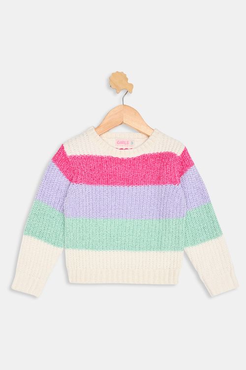 Inf 1/3nas ibs003 sueter listrado off off white