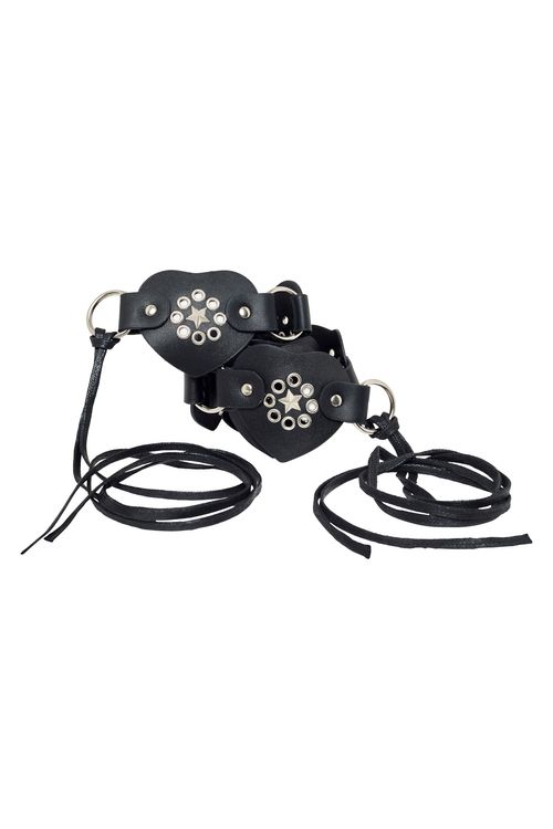Aces fem aiw020 cinto metal coração preto