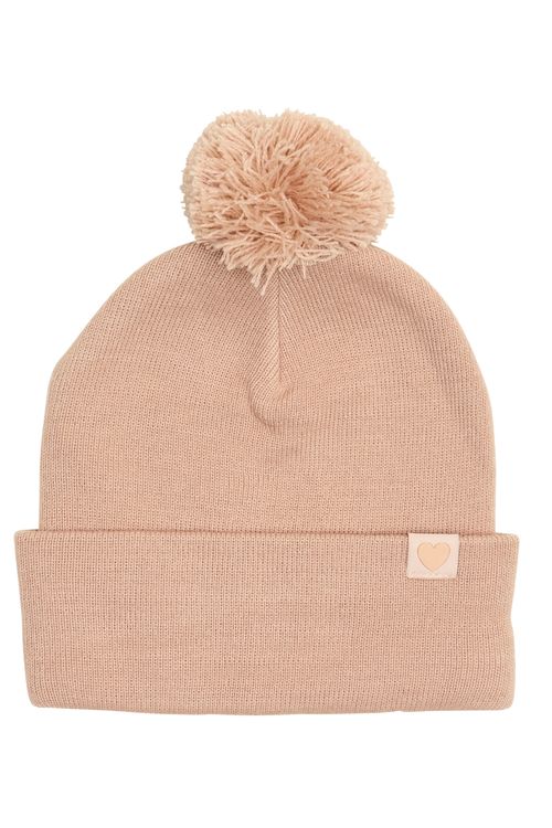Aces fem aio011a gorro pompom bege bege claro
