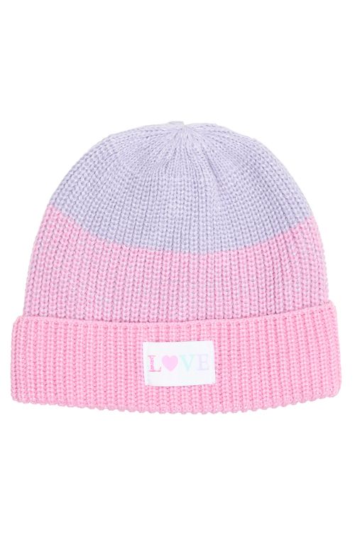 Aces inf abo014 gorro trico dobra nas rosa claro