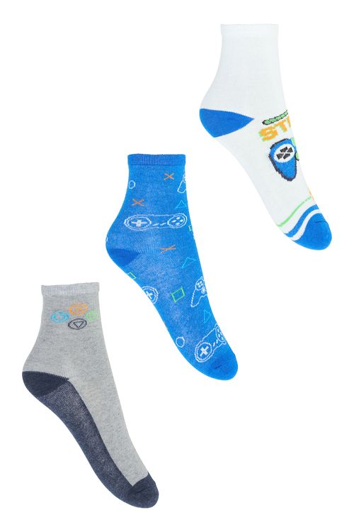 Kit infantil nos game 3x1 - 34-39 estampado