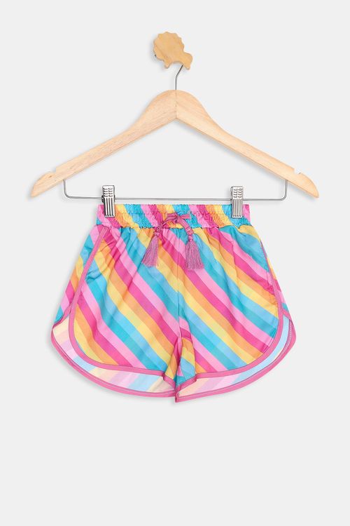 SHORT INFA 4-8 PRAIA AAH 400 A LISTRAS - ESTAMPADO