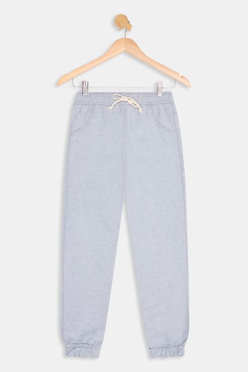 Calça Jogger Infantil Cinza Mescla