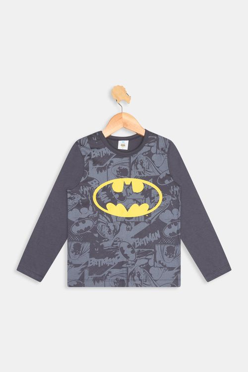 Camiseta ml inf4/10nos 36864 batman pret preto