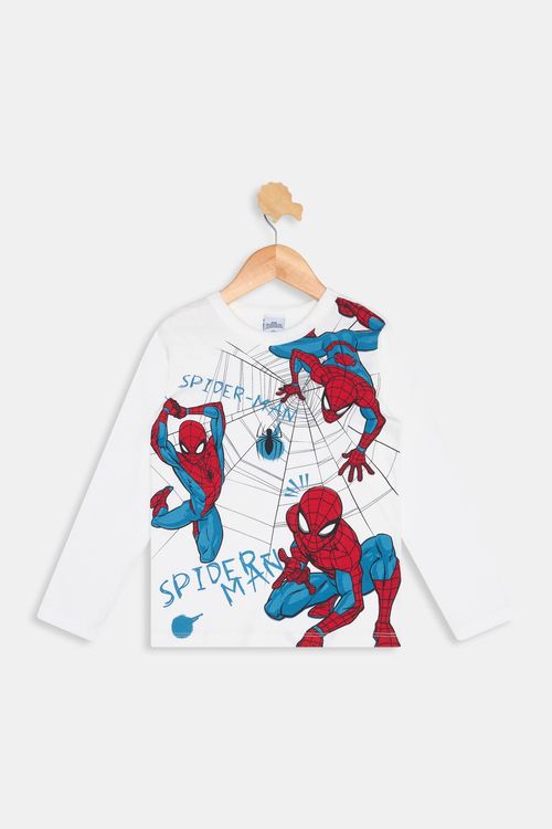 Camiseta ml inf4/10nos cdinfo167 spider off white