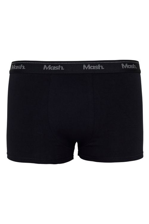 Cueca boxer cotton mash - preto - p -gg preto
