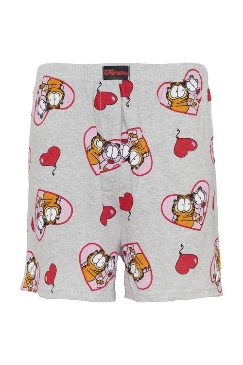 Samba cancao malha garfield love p-gg estampado