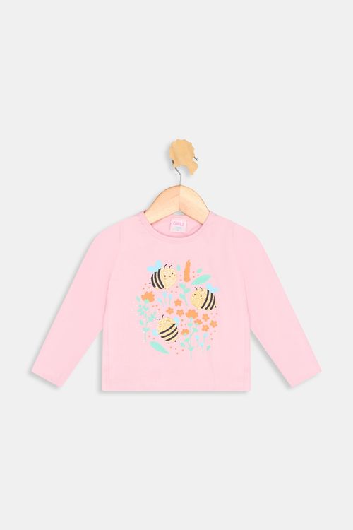 Blusa inf1/3 nas m/l rosa claro silk rosa claro