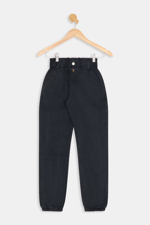 Calça inf10/16nas jeans black clochard jeans preto
