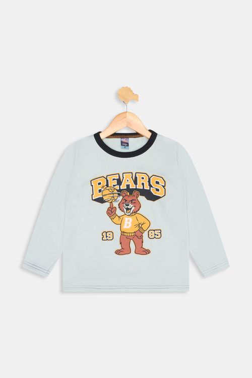 Blusao inf 4/8 nos 252506 bear off white off white