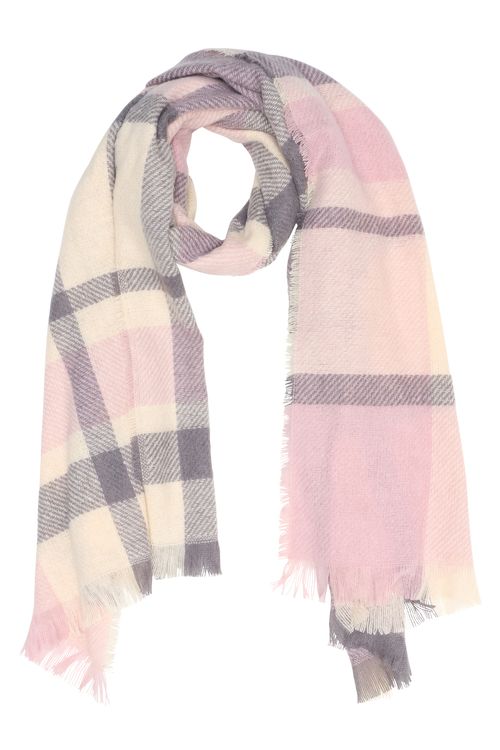 Aces fem aik005 pashmina cinza/rosa estampado