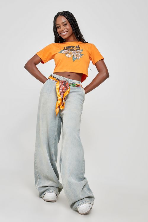 Top fem prom mc 037039-43 hibiscus laranja medio