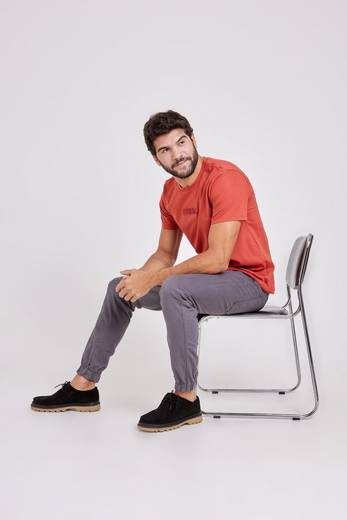 Calca masc 95653 jogger cinza esc cinza escuro