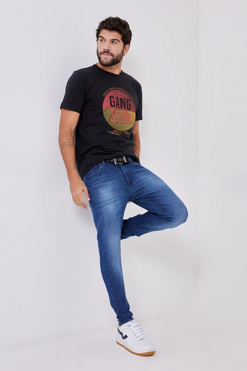 Calca masc jn gangster 19371584 jns md jeans azul medio