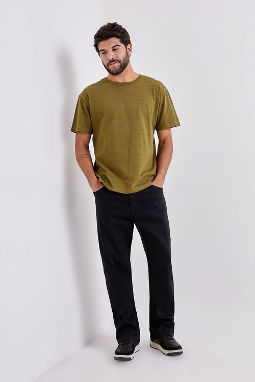 Calca masc mesa2reta srj black preto