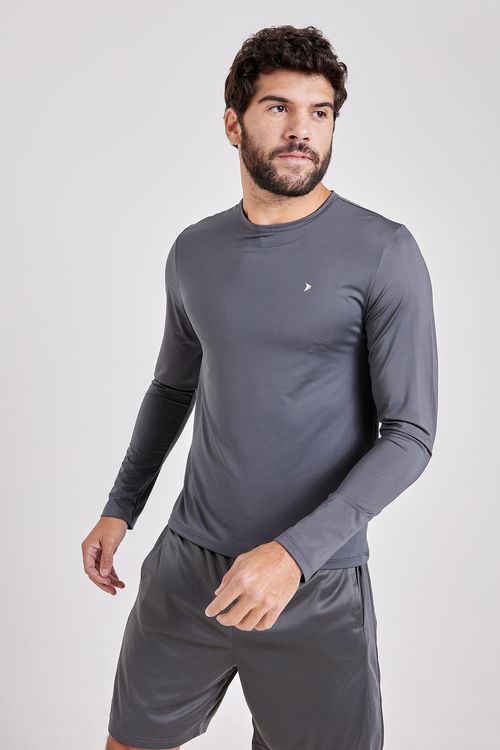 Blusa esp blusa uv chumbo cinza escuro