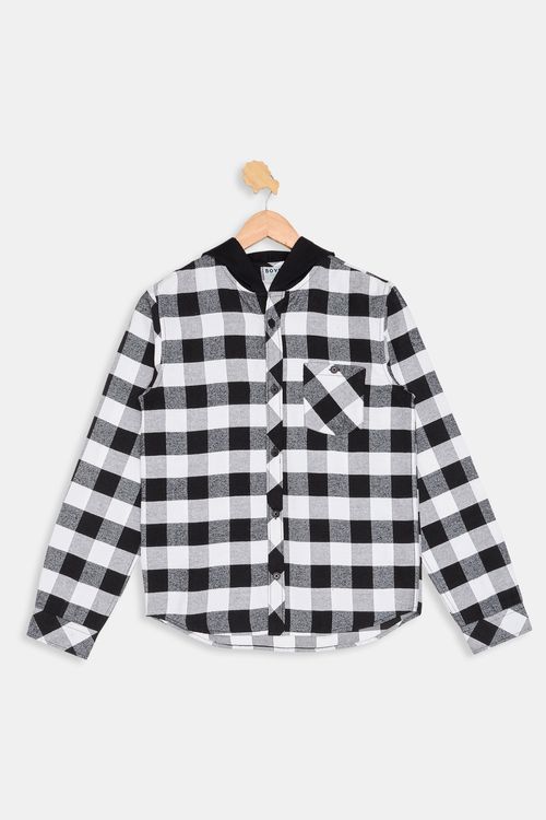 Inf 10/16 nos ijc564 camisa m/l xz pt preto