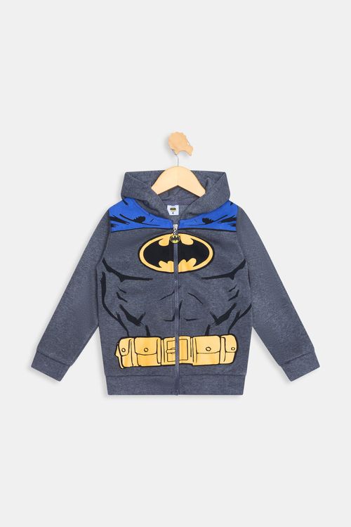 Inf 4/8 nos itl006 mol aberto batman cinza escuro mescla